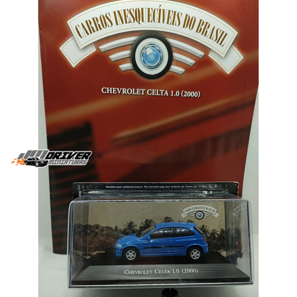 Chevrolet Celta (2000) ED. 123 - Carros Inesquecíveis Do Brasil - Miniatura 1/43