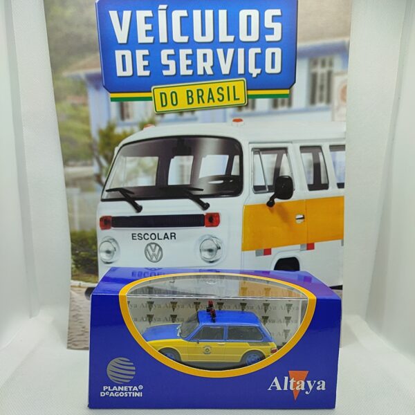 VOLKSWAGEN BRASÍLIA POLÍCIA RODOVIÁRIA FEDERAL ED. ESPECIAL - Veículos de Serviço Do Brasil - Miniatura 1/43