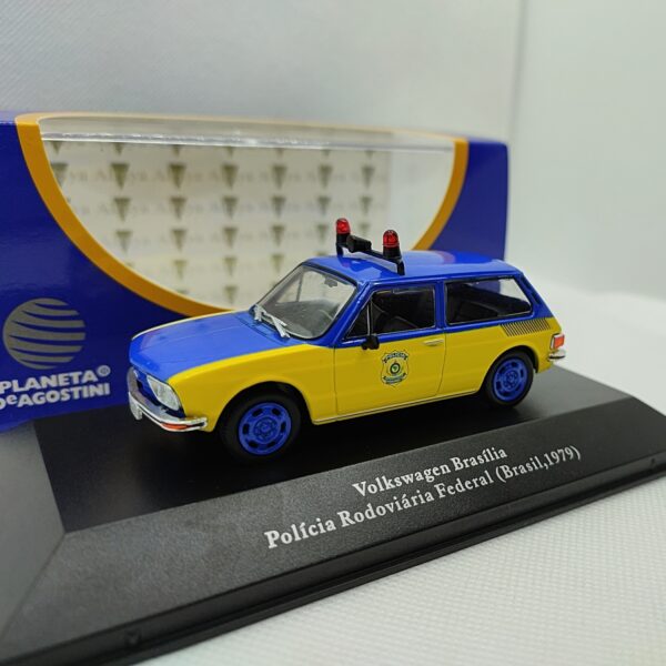 VOLKSWAGEN BRASÍLIA POLÍCIA RODOVIÁRIA FEDERAL ED. ESPECIAL - Veículos de Serviço Do Brasil - Miniatura 1/43 - Image 2