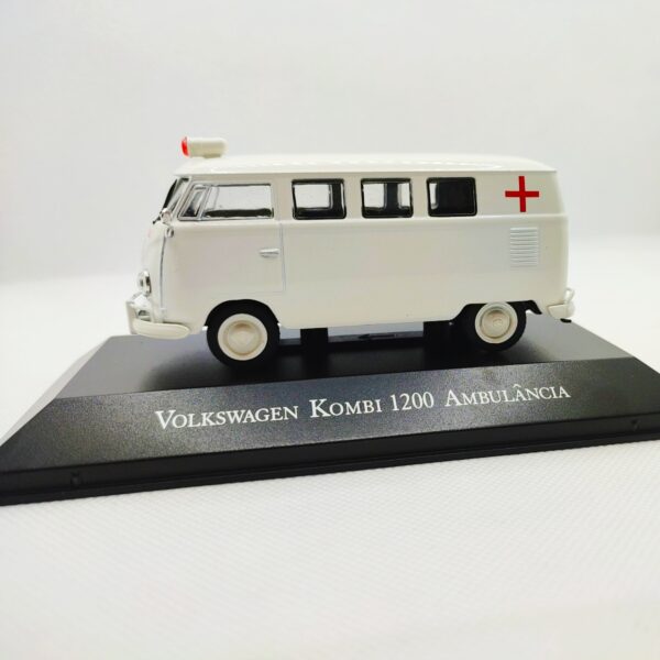 VOLKSWAGEN KOMBI 1200 AMBULÂNCIA ED. ESPECIAL - Veículos de Serviço Do Brasil - Miniatura 1/43 - Image 3