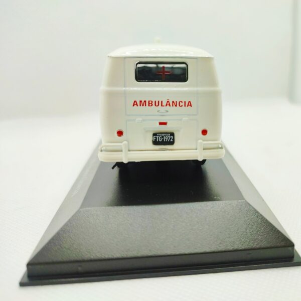 VOLKSWAGEN KOMBI 1200 AMBULÂNCIA ED. ESPECIAL - Veículos de Serviço Do Brasil - Miniatura 1/43 - Image 6