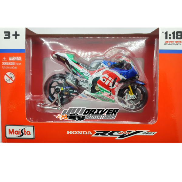 Honda RC213V – MotoGP nº73 – Miniatura Moto GP 1/18 Maisto