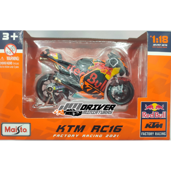 KTM Factory Racing - Red Bull - MotoGP nº 88 - Miniatura Moto GP 1/18 Maisto