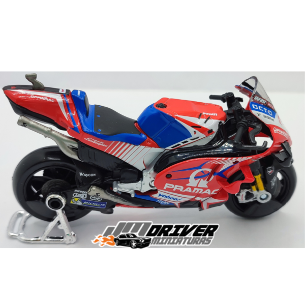 Ducati Desmosedici - Pramac Racing – MotoGP nº5 – Miniatura Moto GP 1/18 Maisto - Image 4