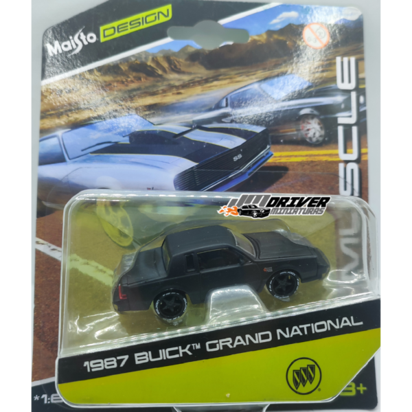 BUICK GRAND NATIONAL 1987 - Miniatura Maisto design 1/64