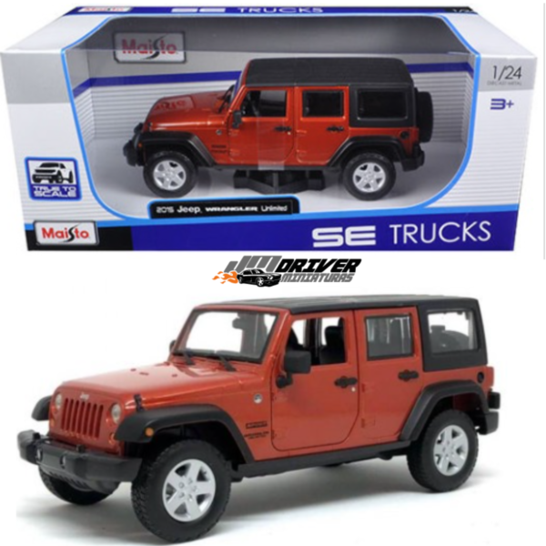 Jeep Wrangler UnLimited (2015) - Miniatura Maisto 1/24 SE TRUCK