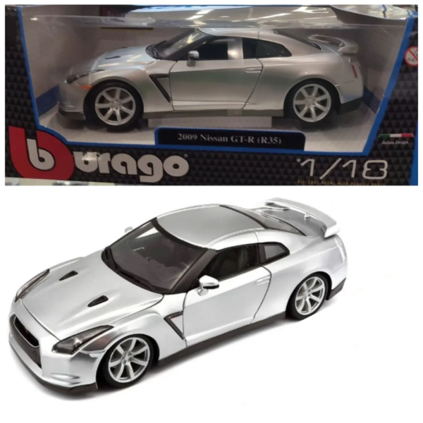 Nissan GT-R R35 (2009) - Miniatura Burago 1/18