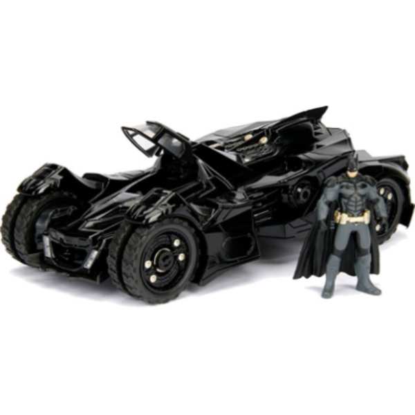 Batmóvel Filme Arkham Knight + Figura Batman em Metal - Miniatura Jada toys 1/24 - Image 2