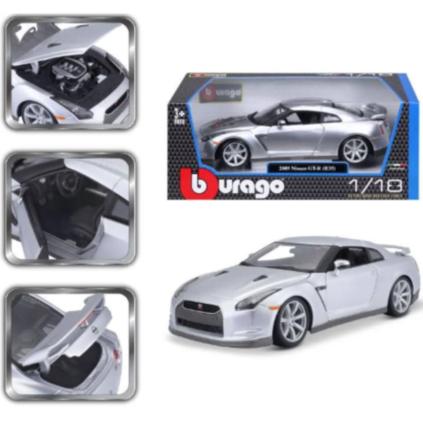 Nissan GT-R R35 (2009) - Miniatura Burago 1/18 - Image 3