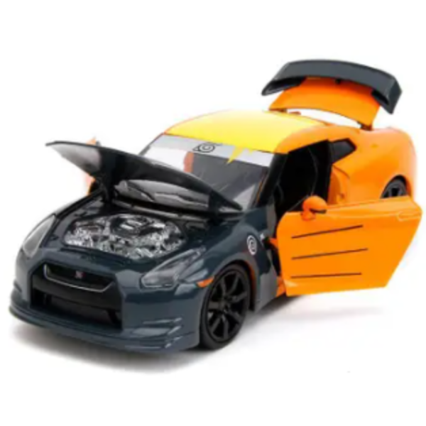 Nissan GT-R R35 + figura Naruto Shippuden em Metal - Miniatura Jada toys 1/24 - Image 2