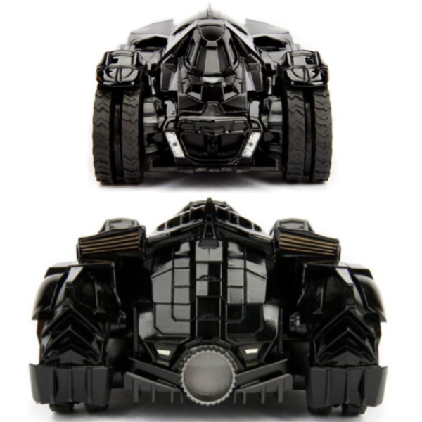 Batmóvel Filme Arkham Knight + Figura Batman em Metal - Miniatura Jada toys 1/24 - Image 3