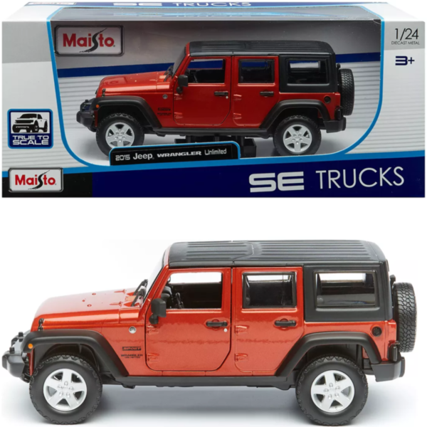 Jeep Wrangler UnLimited (2015) - Miniatura Maisto 1/24 SE TRUCK - Image 5