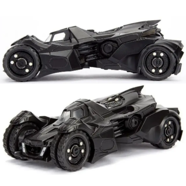 Batmóvel Filme Arkham Knight + Figura Batman em Metal - Miniatura Jada toys 1/24 - Image 4