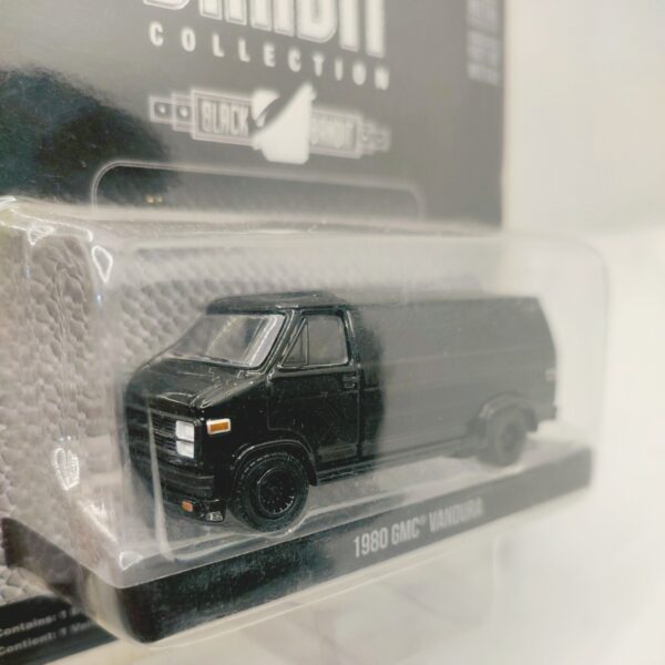 GMC Vandura 1980 - BLACK BANDIT - Miniatura Greenlight 1/64 - Image 4