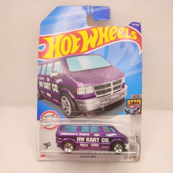 Dodge Van Miniatura Hot Wheels 1/64