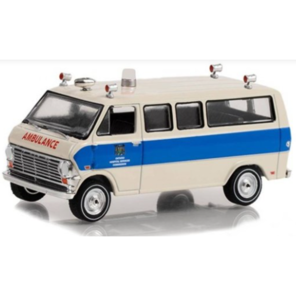 Ford Econoline Ambulance (1969) - Miniatura Greenlight 1/64 - Image 2