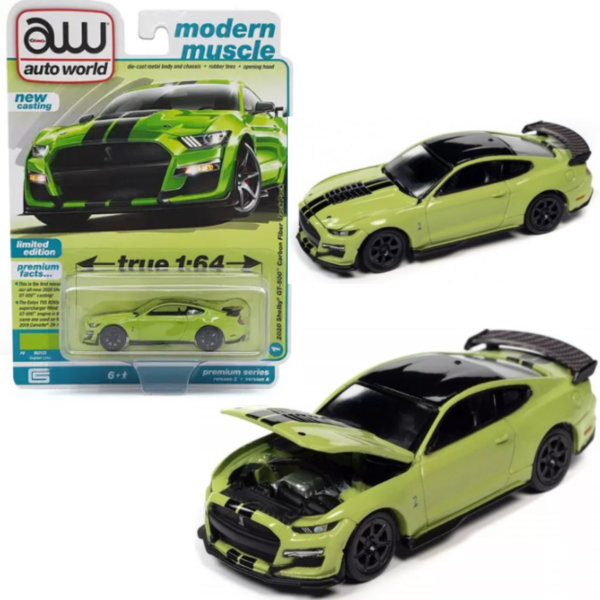 Ford Mustang Shelby GT-500 Carbon (2020) - Modern Muscle - Miniatura Auto World 1/64 - Image 2