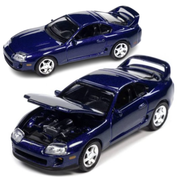 Toyota Supra (1996) - Azul - Modern Muscle - Miniatura Auto World 1/64 - Image 2