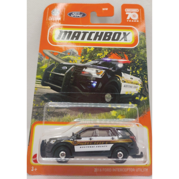 Ford interceptor viatura - Miniatura matchbox 1/64