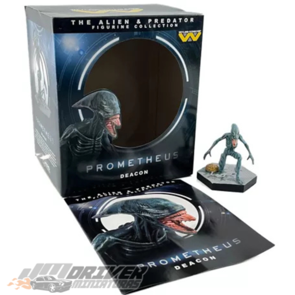 Miniatura Prometheus Deacon - Edição 10 Coleção Alien & Predador - Estatuetas Eaglemoss - Image 2