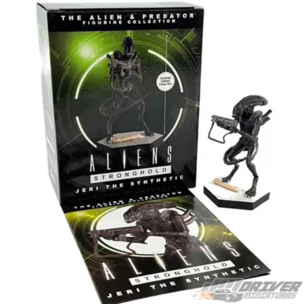 Miniatura Aliens Stronghold Jeri The Synthetic - Edição 43 Coleção Alien & Predador - Estatuetas Eaglemoss - Image 3