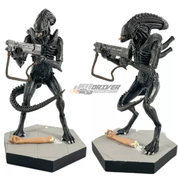 Miniatura Aliens Stronghold Jeri The Synthetic - Edição 43 Coleção Alien & Predador - Estatuetas Eaglemoss - Image 2