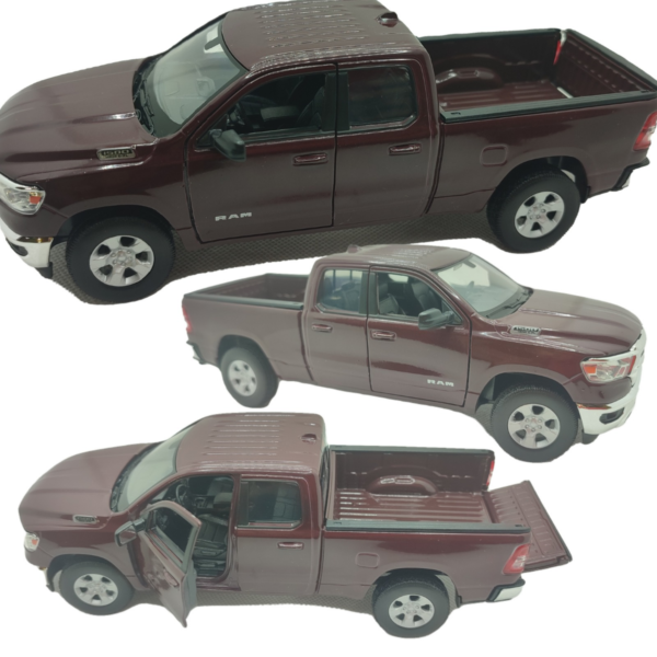 RAM 1500 vinho - Miniatura Welly 1/27 1/24 - Image 2