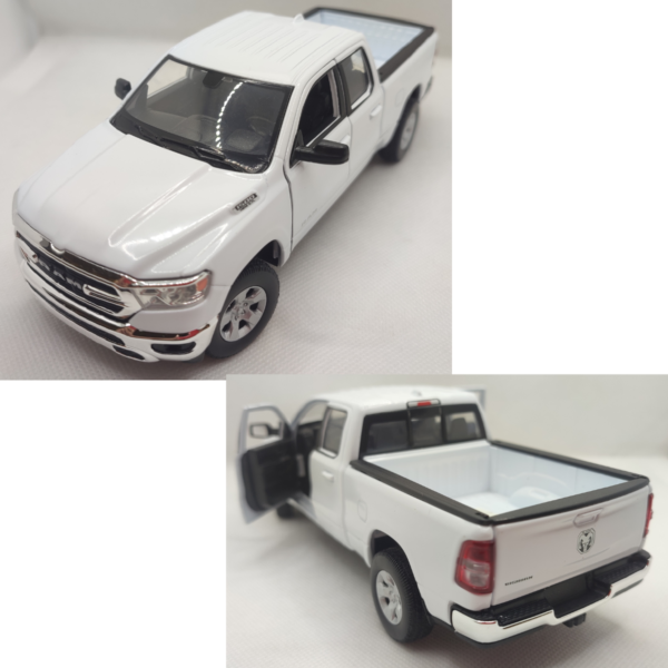 RAM 1500 branco - Miniatura Welly 1/27 1/24 - Image 2